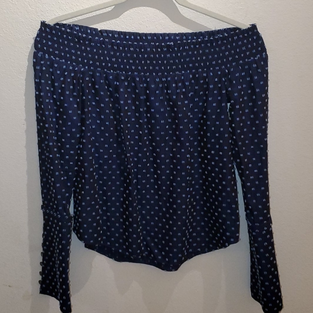Derek Lam 10 Crosby Off Shoulder Blouse